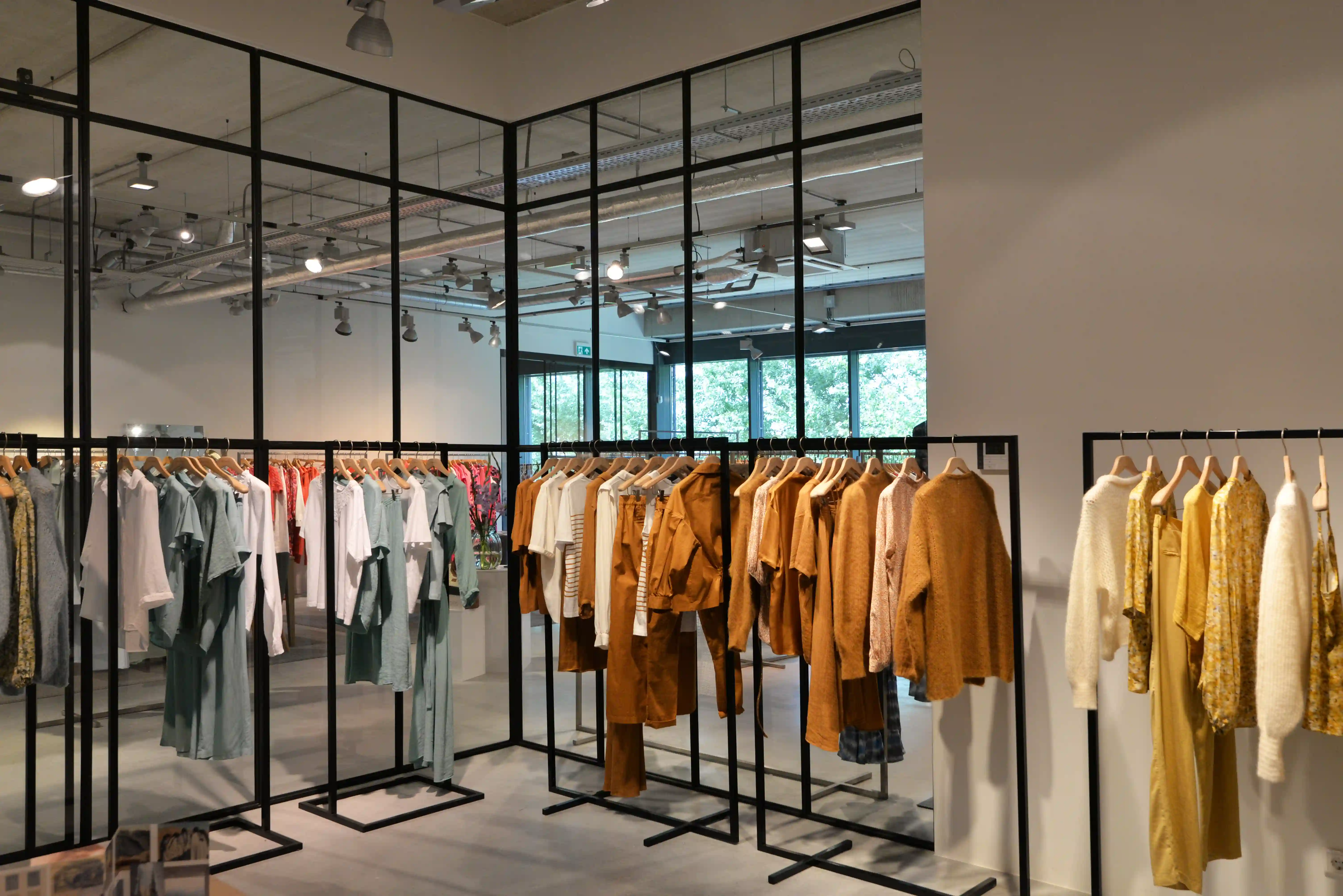 Clothing showroom interior