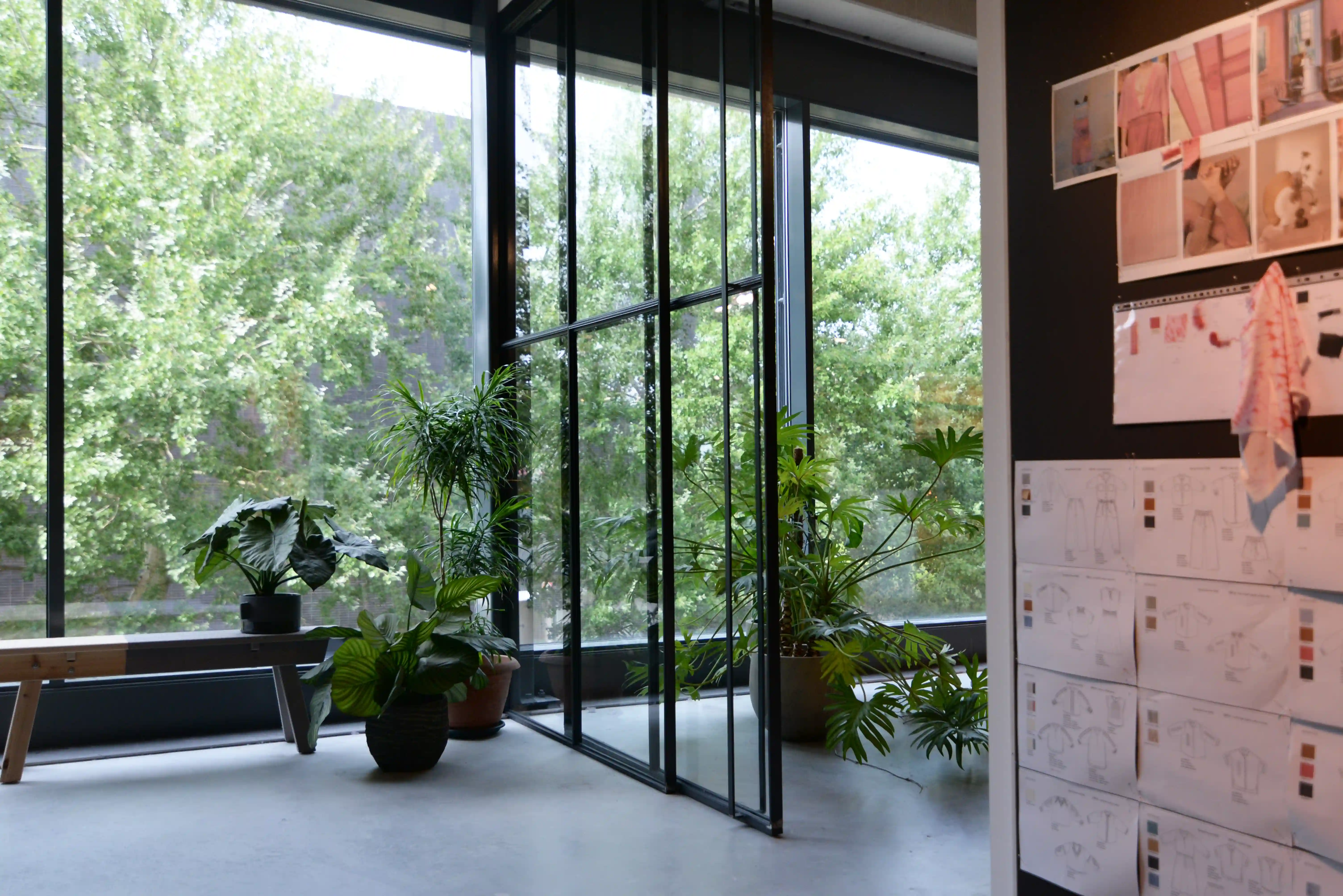 Fashion showroom atmosphere